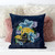 16X16 Blue Yellow Bird Blown Seam Broadcloth Animal Print Throw Pillow (485589)