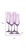 Set Of Four Translucent Purple Champagne Flutes (485966)