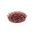 3" Red Ceramic Blooming Flower Sculpture (487445)