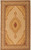 5' X 8' Cream Oriental Power Loom Stain Resistant Area Rug (487560)