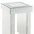 24" Silver Glass And Manufactured Wood Square Mirrored End Table (488079)