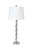 Set Of Two 29" Chrome And Acrylic Orbs Table Lamp Set With White Shade (488359)