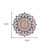 Black And Copper Solid Wood Geometric Mandala Wall Decor (488408)