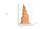 14" Rustic Natural Brown Christmas Tree Sculpture (489068)