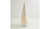 18" White And Gold Glass Christmas Tree Sculpture With Led Light (489078)
