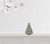 7" Embossed Silver Glass Christmas Tree Sculpture (489096)