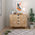 35" Natural Solid Wood Four Drawer Standard Dresser (489232)