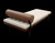72" Ivory And Black Upholstered Bench Daybed (489313)