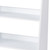 45" White Manufactured Wood Four Tier Etagere Bookcase (490165)