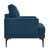 Evermore Upholstered Fabric Armchair - Azure EEI-6003-AZU