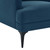 Evermore Upholstered Fabric Armchair - Azure EEI-6003-AZU