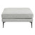 Evermore Upholstered Fabric Ottoman - Light Gray EEI-6015-LGR