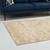 Kennocha Rustic Vintage Abstract Waves 8X10 Area Rug - Tan And Cream R-1097A-810