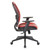 Dark Air Grid Back Managers Chair - Black/Lipstick (5790D-R100)