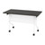 4' White Frame With Slate Grey Top Table - White/Slate Grey (84224WS)