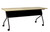 6' Black Frame With Maple Top Table - Maple (84226BP)