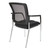 Guest Chair With Chrome Frame - Black (88710C-30)
