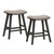 Coley 24" Saddle Stool - Grey / Grey (Pack Of 2) (CLY24GY-C73)