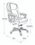 Exec Bonded Lthr Office Chair - Cream / Cocoa (ECH67701-EC28)