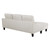 Lester Chaise Sofa - Cement (LST55S-A39)