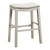 29" Saddle Stool - Linen/White Washed (Pack Of 2) (MET6330WW-L32)