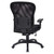 Black Mesh High Back Chair With 2 To 1 Synchro Tilt Control - Black (PE9401R)