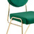 Craft Performance Velvet Dining Side Chair - Gold Green EEI-6252-GLD-GRN