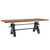 Genuine 96" Adjustable Height Dining And Conference Table - Black Natural EEI-6149-BLK-NAT