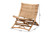 Herrara Modern Bohemian Natural Brown Antique Rattan Foldable Lounge Chair DC8053-Rattan-CC