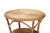 Abbey Modern Bohemian Natural Brown Antique Rattan Coffee Table 12718-Rattan-CT