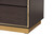 Cormac Mid-Century Modern Transitional Dark Brown Finished Wood And Gold Metal 3-Piece Storage Set LV28ST28240-Modi Wenge-3PC Storage Set