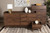 Lena Mid-Century Modern Walnut Brown Finished Wood 3-Piece Storage Set LV4ST4240WI-Columbia-3PC Storage Set