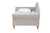 Chaise Classic And Traditional Light Grey Fabric And Natural Brown Finished Wood Twin Size Daybed Chaise-Fog-Daybed-Twin