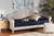 Chaise Classic And Traditional Light Grey Fabric And Natural Brown Finished Wood Twin Size Daybed Chaise-Fog-Daybed-Twin