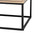 Amelia Mid-Century Modern Transitional Natural Brown Finished Wood And Natural Rattan 2-Drawer Coffee Table LCF20001B-Rattan/Metal-CT