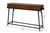 Eivor Modern Industrial Walnut Brown Finished Wood And Black Metal 2-Drawer Console Table LCF20608C-Console Table