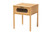 Naresh Mid-Century Modern Transitional Natural Brown Bamboo Wood 1-Drawer End Table ETAN-004-Bamboo-ET