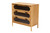 Naresh Mid-Century Modern Transitional Natural Brown Bamboo Wood 3-Drawer Storage Cabinet ETAN-007-Bamboo-Cabinet