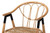 Cyntia Modern Bohemian Natural Brown Rattan Dining Chair Cyntia-Natural Rattan-DC