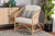 Patsy Modern Bohemian White Fabric And Natural Brown Rattan Armchair DC8038-Rattan-CC