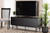 Truett Modern Dark Brown Finished Wood And Two-Tone Black And Gold Metal Tv Stand LCF20271-Dark Brown-TV Stand