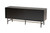 Truett Modern Dark Brown Finished Wood And Two-Tone Black And Gold Metal Tv Stand LCF20271-Dark Brown-TV Stand