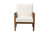 Stratton Mid-Century Modern Cream Boucle Fabric And Walnut Brown Finished Wood Armchair BBT8013.16-Maya-Cream/Walnut-CC