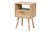 Emmett Mid-Century Modern Light Brown Finished Wood 1-Drawer End Table SR211212-Wooden-ET