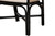 Miranda Modern Bohemian Two-Tone Black And Natural Brown Rattan 2-Piece Dining Chair Set Miranda-Rattan-DC