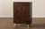 Graceland Mid-Century Modern Transitional Walnut Brown Finished Wood Shoe Cabinet LV45SC4515WI-CLB-Shoe Cabinet