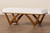 Chenoa Japandi Cream Boucle Fabric And Walnut Brown Finished Wood Bench BBT5472-Maya-Cream/Walnut-Bench