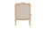 Andre Traditional French Quilted Fabric And Whitewash Finished Wood Accent Chair BBT5470.11.A2-Beige/White Wash-Chair