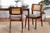 Dannon Mid-Century Modern Grey Fabric And Walnut Brown Finished Wood 2-Piece Dining Chair Set CS001C-Walnut/Light Grey-DC-2PK