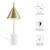 Ayla Marble Base Table Lamp EEI-6530-SBR